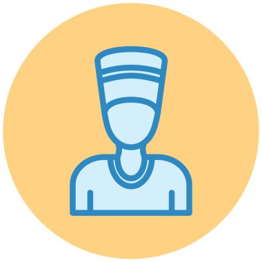 avatar. Web simgesi basit illüstrasyon