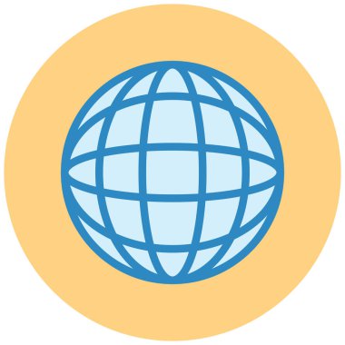 küresel ağ. Basit resimleme