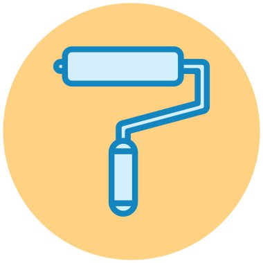 Boya silindiri. Basit resimleme