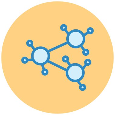 modayı takip eden düz ağ simgesi.