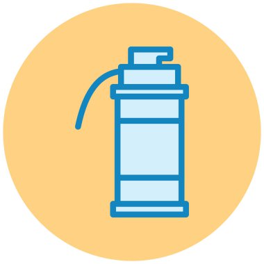 Su pompası. Web simgesi basit illüstrasyon