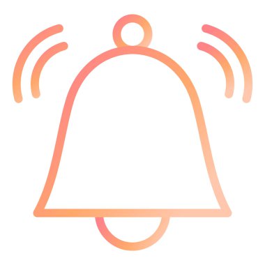 Zil. Web simgesi basit illüstrasyon 