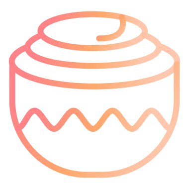 Tarçın modern simge vektör illüstrasyonu 