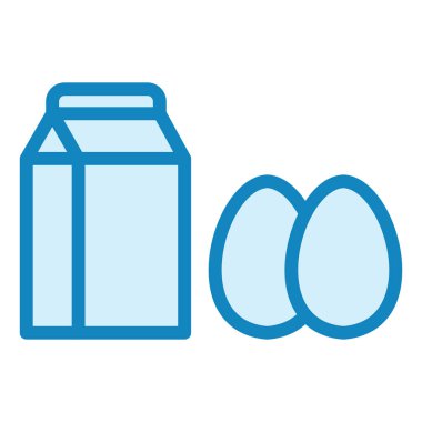 Yiyecek ve içecek sembolünün vektör çizimi