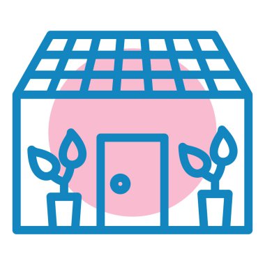 enerji ve bitkisel çizgi simgesi