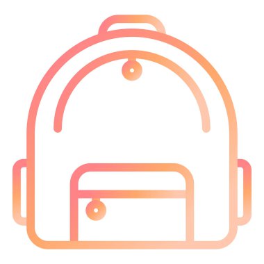 Çanta modern simge vektör illüstrasyonu 