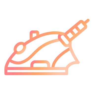 Ütü. Web simgesi basit illüstrasyon 