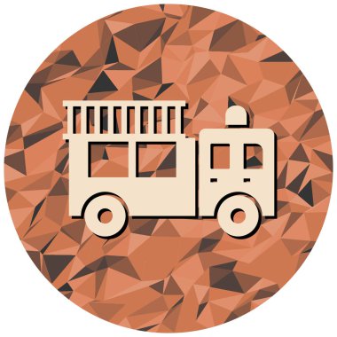 Modern simge işaretinin vektör illüstrasyonu.