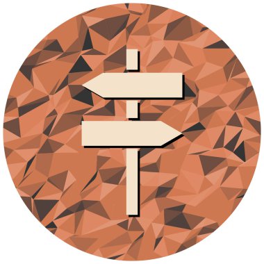 Bir ok simgesinin vektör illüstrasyonu