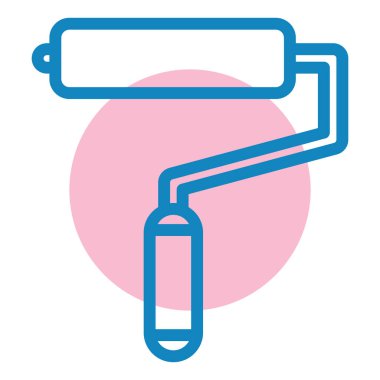 Boya silindiri. Basit resimleme