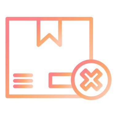 Stok dışı modern simge vektör illüstrasyonu 