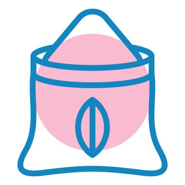 Çanta. Web simgesi basit illüstrasyon