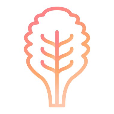 Ispanak modern simge vektör çizimi