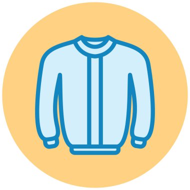 Kıyafetler. Web simgesi basit illüstrasyon