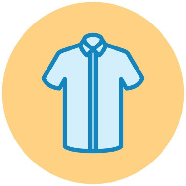 Gömlek. Web simgesi basit illüstrasyon