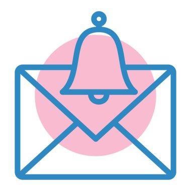 Tebliğ. Web simgesi basit illüstrasyon