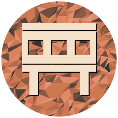 Sandalyesi olan ahşap masa.