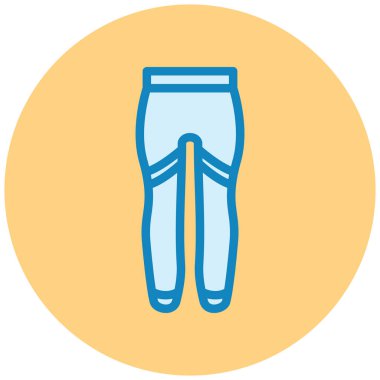 Pantolon. Web simgesi basit illüstrasyon