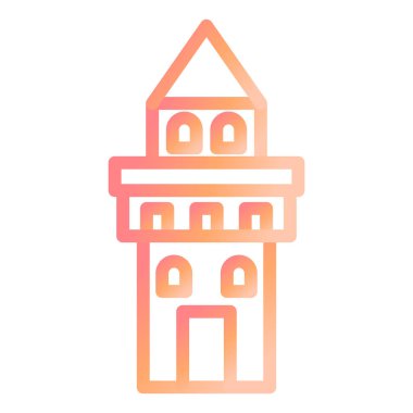 Giralda. Web simgesi basit tasarım