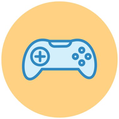 Oyun kolu. Web simgesi basit illüstrasyon