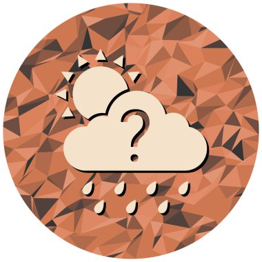 Hava tahmini. Web simgesi