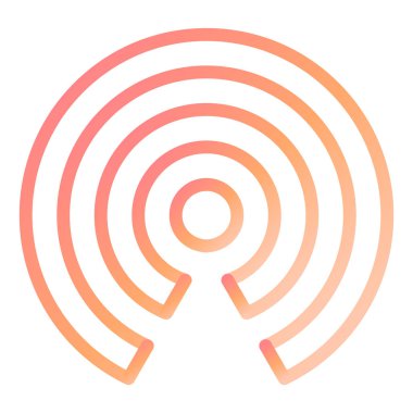 Air Drop modern simge vektör illüstrasyonu 