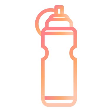 Su Şişesi Modern ikon vektör illüstrasyonu 