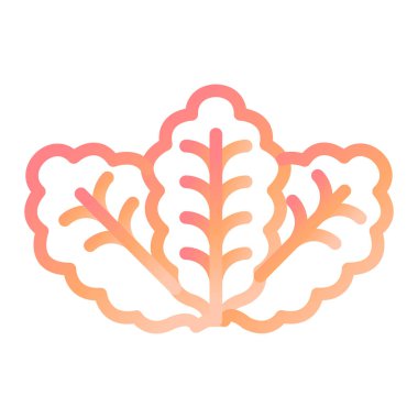 Marul modern ikon vektör illüstrasyonu