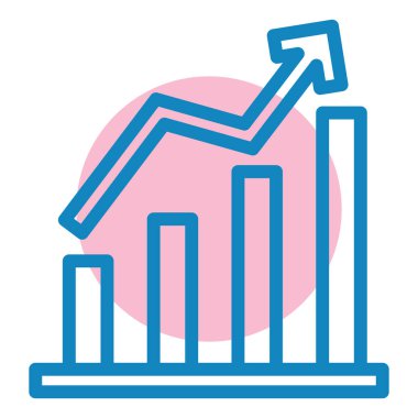 Büyüme. Web simgesi basit illüstrasyon