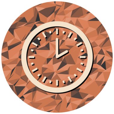 Saat simgesi vektör illüstrasyonu