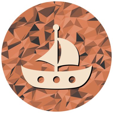 şirin çizgi film simgesinin vektör illüstrasyonu