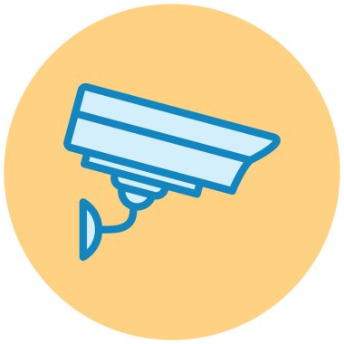 Güvenlik kamerası. Basit resimleme