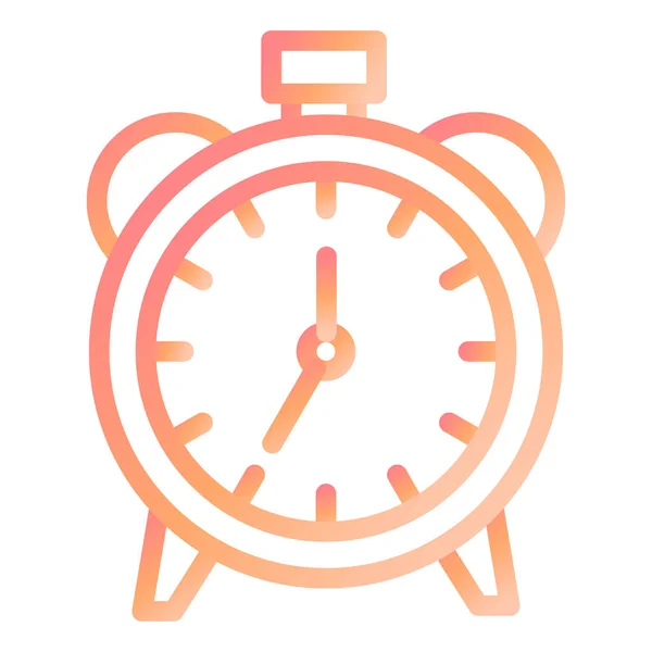 Alarm Saat Simgesi Vektör Illüstrasyonu — Stok Vektör