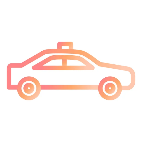 Taxi Modern Icon Vector Illustration — Vettoriale Stock