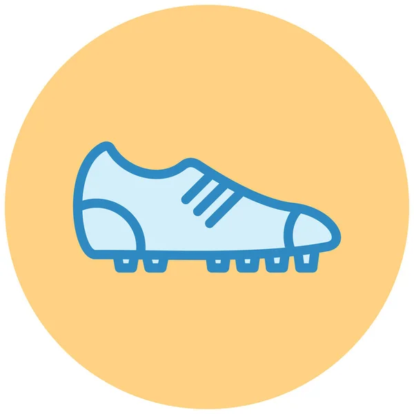 Αθλητικά Παπούτσια Web Εικονίδιο Απλή Απεικόνιση — Διανυσματικό Αρχείο
