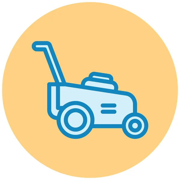 Tracteur Icône Web Illustration Simple — Image vectorielle