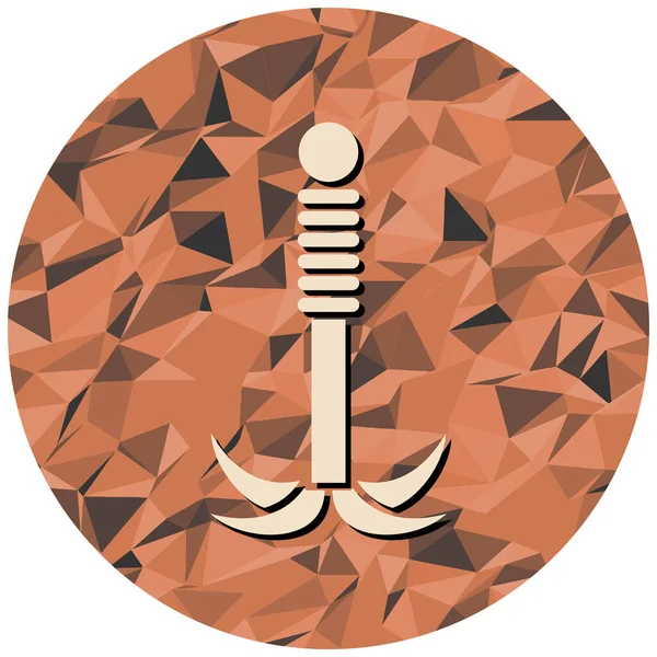 Balık oltasının vektör çizimi