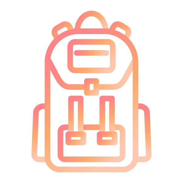 Bagpack Modern Icon Vector Illustration — Image vectorielle