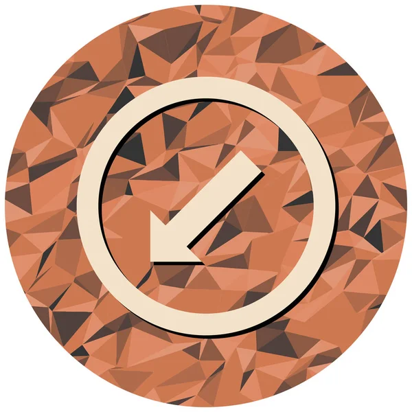 Modern yol simgesinin vektör illüstrasyonu