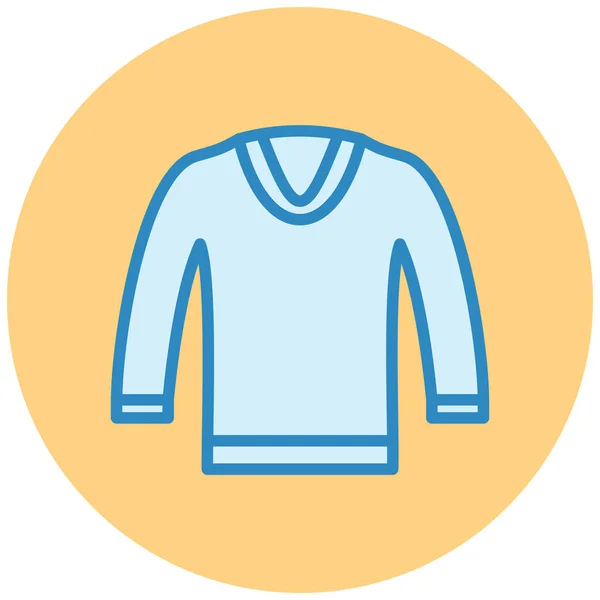Clothes Web Icon Vector Illustration — Stock Vector