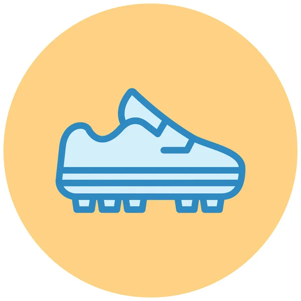 Sneaker Icône Web Illustration Simple — Image vectorielle