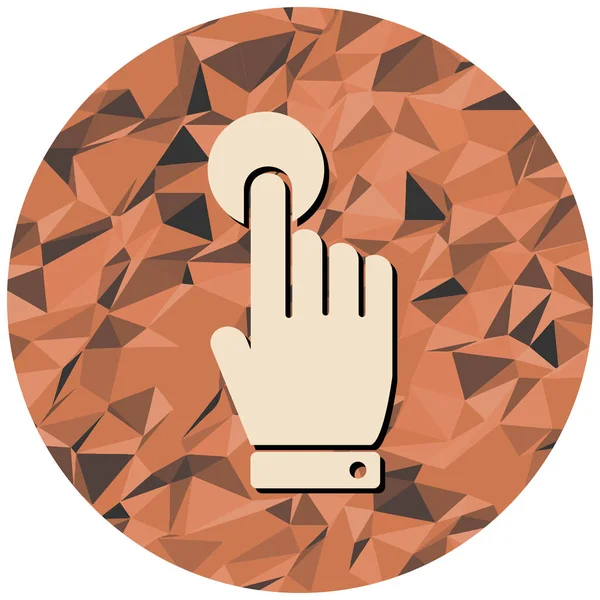 Hand Cursor Icon Vector Illustration — Stock Vector