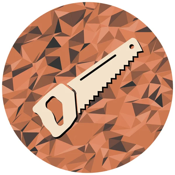 Gördüm. Web simgesi basit illüstrasyon