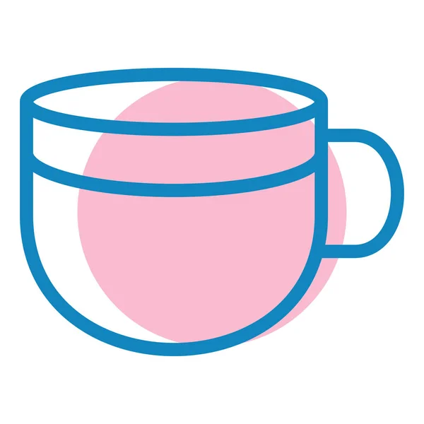 Cup Tea Vector Illustration — Stock Vector