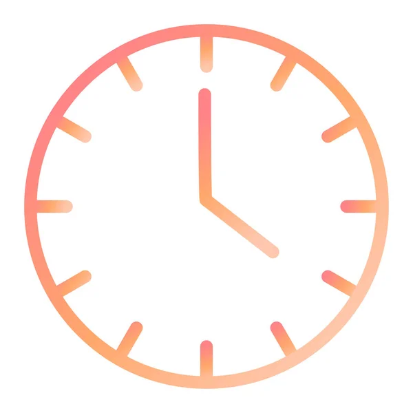 Clock Modern Icon Vector Illustration — Stok Vektör