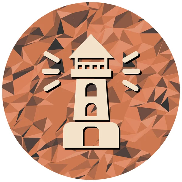 Bir deniz fenerinin vektör çizimi