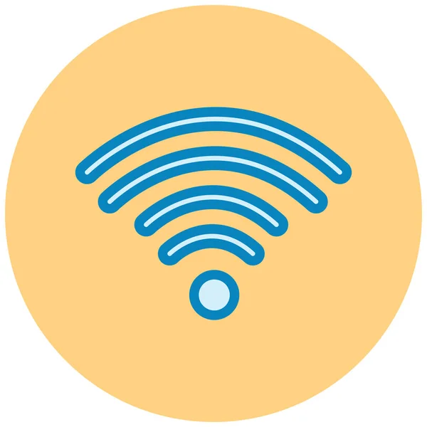 Wifi Web Symbol Einfache Illustration — Stockvektor