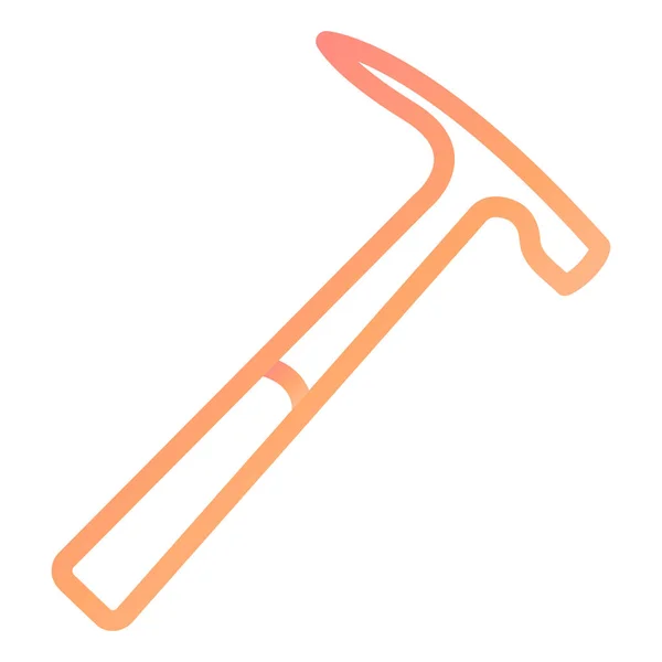 Hammer Web Symbol Einfache Illustration — Stockvektor