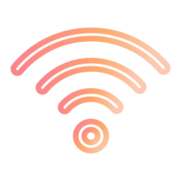 Señal Wifi Ilustración Vectorial — Vector de stock