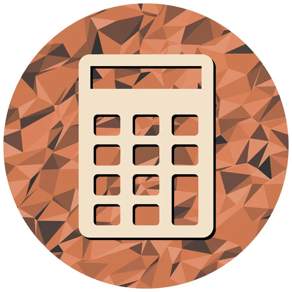 Hesap makinesi simgesi. düz dizayn biçimi 10